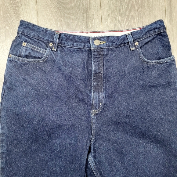 Lands' End Original Fit Traditional Waist Boot Leg Jeans - Picture 3 of 8